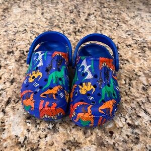 Bays Dinosaur toddle Crocs